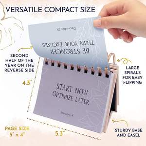 <span class=keywords><strong>2023</strong></span> <span class=keywords><strong>2024</strong></span> Mini Annuel Mignon Bureau Debout Pointeur Calendriers Inspirants Avec Taille Personnalisée Couleur et Ensemble De Notes Autocollantes Wth - Product Image 4