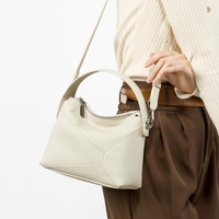 Sac à bandoulière mini en cuir véritable pour femme, style vintage, imperméable, de luxe, motif géométrique, design de créateur