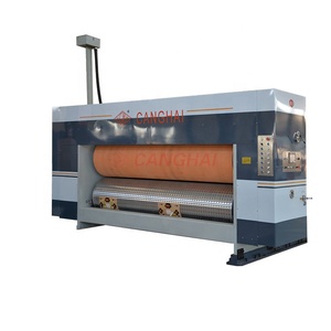 Máquina Impresora Flexográfica de Alta Velocidad Totalmente Automática Canghai, Ranuradora, Troqueladora, para Impresión de Cartón - Product Image 2