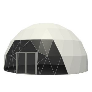 Carpa Domo Geodésica Redonda de 15+8m, Tela Oxford Impermeable, para Exposiciones, Uso en Todas las Estaciones, Refugio para Eventos al Aire Libre - Product Image 1