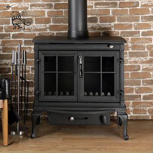 BLVE True Fire Burning <span class=keywords><strong>Leña</strong></span> Calefacción <span class=keywords><strong>Leña</strong></span> Chimenea Estilo europeo Sala de estar Villa <span class=keywords><strong>Hierro</strong></span> <span class=keywords><strong>fundido</strong></span> Chimenea independiente - Product Image 6