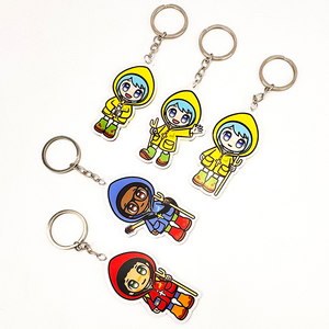 Wholesale Customized Vatican Jubilee Mascot Acrylic <b>Keychain</b> Mini Bag Accessories for Personalized Cartoon <b>Anime</b> Factory Design - Product Image 1
