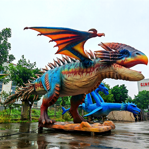 Escultura de Dragón Occidental Animatrónico Personalizada |   Modelo de Dragón de Fantasía Realista y Simulada para Parques, Museos y Accesorios de Cine - Product Image 1