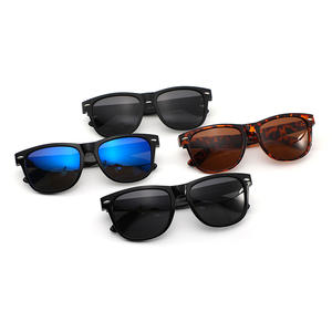 Gafas de Sol Clásicas Conchen con Marco Ovalado Negro, Lentes Tácticas con Protección UV400 Antideslumbrante para Conducir, Protección Solar para Hombre - Product Image 5