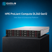 Serveur d'entreprise HPE ProLiant DL340 Gen12 2U en rack, RAM, SSD, HDD configurables