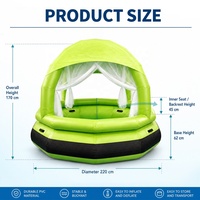 Tente flottante gonflable multifonctionnelle personnalisable de grande taille pour piscine, bar et fête – Vente en gros