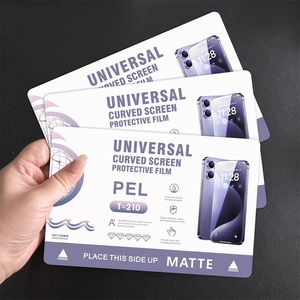Protector de Pantalla Curvo FONLYU de Alta Gama, <span class=keywords><strong>Pel</strong></span>ícula de Hidrogel Flexible Resistente al Estrés, Propiedad de Tensión, Reparación Automática - Product Image 2