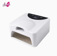 Nouvelle conception, lampe UV pour ongles à séchage rapide, grande capacité, 5 minuteurs, lampe UV LED professionnelle pour salon de manucure, double zone