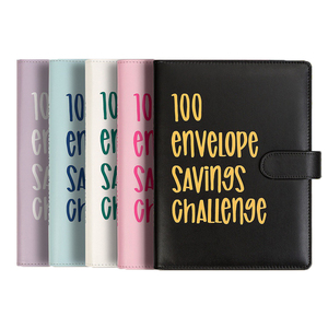 100 Phong Bì tiết kiệm thách thức chất kết dính với tiền mặt phong bì cho tiền tiết kiệm $5050 thách thức A5 Ngân Sách chất kết dính kế hoạch máy tính xách tay - Product Image 1