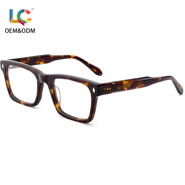 Newest Handmade Retro Eyewear Unisex Acetate Frames Vintage Glasses Men Famous Brand Optical Eyeglasses Prescription Lenses