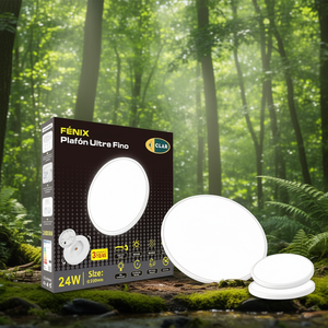Fnix Plafn Ultra Fino 24W 230mm Plafoniera LED Rotonda Bianca - Product Image 3