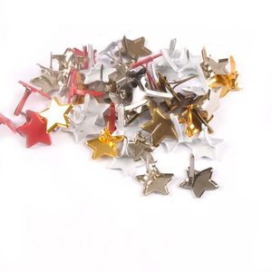 Tự làm scrapbooking thủ công mỹ nghệ kim loại hình ngôi sao nhỏ <span class=keywords><strong>brads</strong></span> giấy trắng Ốc Vít sao <span class=keywords><strong>brads</strong></span> cho thẻ làm - Product Image 3