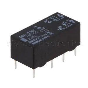 Electronic component communication relay 5V/12V/24VDC 2A 8PIN DIP G6A-274P-ST-US-5VDC relay module