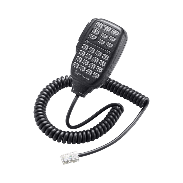 Original Handheld Microphone for ICOM IC-2730A/E/ID-5100A/E Series Walkie Talkie Compatible with HM-207