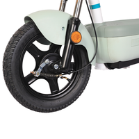 Vélo électrique abordable 350W sans balais, longue autonomie, pneus sous vide 14"*250, batterie 48V/12AH, 50km d'autonomie, pour une utilisation écologique