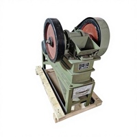 Trituradora de mandíbulas de laboratorio portátil pequeña de 2.2kw con motor eléctrico de doble volante para pruebas de minería de carbón