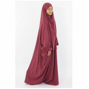 Abaya de Prière Musulmane Respirante en Polyester Pour Enfants - Product Image 2