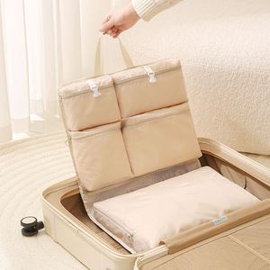 Portable Multifunctional Polyester Unisex Travel Storage Bag Zipper Closure Fashion Style for Underwear Clothing Luggage Packing - Product Image 3