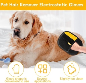 Electrostatic Portable Simple Reusable Pet Hair Removal Gloves for Cats & <b>Dogs</b> Plastic Material Furniture <b>Carpet</b> & Car Seats - Product Image 5
