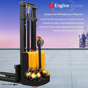 Empilhadeira Elétrica Durável de 1500kg, Transpaleteira Manual com Estrutura Robusta e Garfos Resistentes ao Desgaste para Uso Diário Pesado em Armazéns - Product Image 2