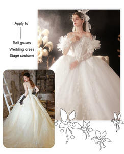 100% Polyester 20D Tulle <span class=keywords><strong>Tissu</strong></span> 160cm Longueur 26gsm Poids Léger pour Blanc Tulle Rideaux Robes Longues Jupes Sacs <span class=keywords><strong>Tissu</strong></span> - Product Image 5