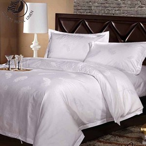 Nhà máy 100% bông 240tc khách sạn Jacquard bộ đồ giường đặt khách sạn trải giường trong Phật Sơn - Product Image 4