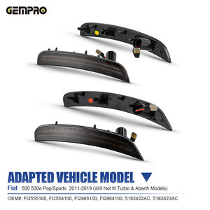 Feux latéraux sans erreur CANBUS en gros pour <span class=keywords><strong>Fiat</strong></span> <span class=keywords><strong>500</strong></span> 500e Pop/Sports 2011 - 2019 Accessoires de feux de pare-chocs de voiture - Product Image 5