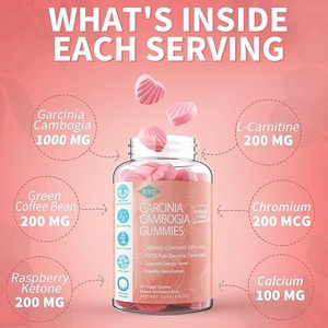 Gomitas de Garcinia Cambogia de Marca Privada OEM, Gomitas Quemagrasas, Extracto Puro de Garcinia, Gomitas para un Vientre Plano - Product Image 2