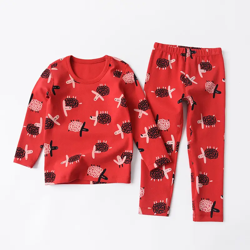 Bio Bambus Pyjama für Mädchen Baumwolle Nachtwäsche Sets Kinder Lounge wear Kleinkind Pyjama Kleinkind Nachtwäsche