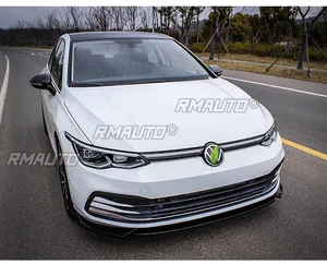 ชุดแต่งรอบคันสำหรับรถยนต์ VW Golf MK8 Pro GTI R-Line ปี 2021-2024 ชุดแต่งกันชนหน้าแบบดิฟฟิวเซอร์ สีดำเงา สปอยเลอร์กันชนหน้า อุปกรณ์ตกแต่งรถยนต์ - Product Image 5
