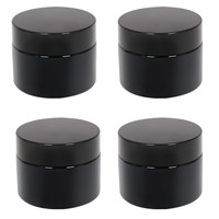 Mini pot en verre violet 5ml 30ml 50ml 100ml, récipient hermétique anti-UV, étiquette personnalisée pour fleurs séchées et extraits