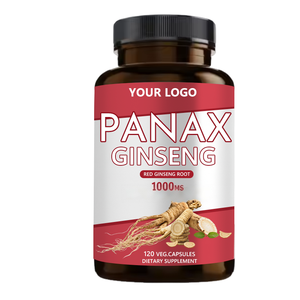 Органический 1000 мг Panax женьшеня, экстракт корня женьшеня, капсулы, концентрированные энергетические вегетарианские капсулы - Product Image 1