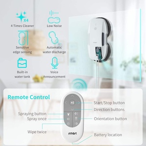 <span class=keywords><strong>Robot</strong></span> limpiador de ventanas automático eléctrico inteligente T9 para edificios de gran altura, tanque de 20ml, almohadillas giratorias dobles, limpiaparabrisas inteligente de 3800Pa para el hogar - Product Image 3