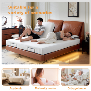 Cama Ajustable de Tamaño King Size Dividida, Listones Ajustables, Motor Alemán, Cama Eléctrica Ajustable, Tamaño King Size Dividida, Eléctrica Ajustable - Product Image 4