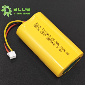 Pacco Batteria agli Ioni di Litio Personalizzato 2s1p 18650 7.4v 3500mah Ricaricabile con BMS e NT - Product Image 1