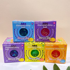 Nouvelle balle anti-stress en EVA Maltose Diamond Shining à rebond lent pour déstresser - Product Image 4