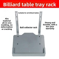 Support triangulaire antichoc pour plateau de ramassage de billes de billard en résine – Accessoire pour cadre de billard chinois à huit boules