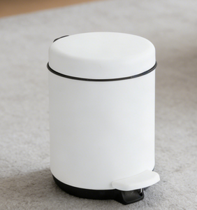 Poubelle compacte blanche en PP, design léger et écologique pour table de chevet ou <span class=keywords><strong>bureau</strong></span>, <span class=keywords><strong>avec</strong></span> couvercle à joint étanche - Product Image 6
