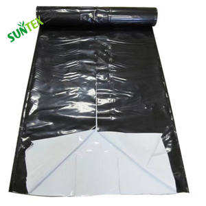 Polietilen siyah beyaz 6 mil plastik poli film kaplama uv ile tarım için, ldpe su geçirmez karartma ekran koruyucu 12m * 50m - Product Image 3