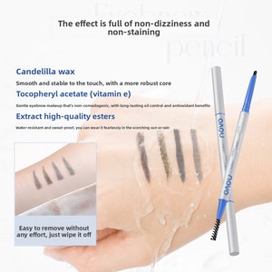 <span class=keywords><strong>Crayon</strong></span> à sourcils double embout NOVO Wild Eyebrow Star avec gravures, naturel, waterproof, longue tenue, pour recourber les sourcils - Product Image 3