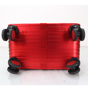 Maleta de Aluminio con Ruedas Giratorias y Apertura Frontal de 20 Pulgadas, para Viajes de Negocios, con Candado de Combinación, Unisex - Product Image 4