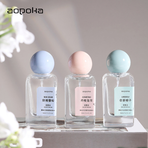 Aopoka Petit vaporisateur de parfum pour femmes en cèdre <span class=keywords><strong>rose</strong></span> de 50ml avec logo personnalisé Thé blanc longue durée Gardenia Bay Oolong Parfum Brume corporelle - Product Image 3