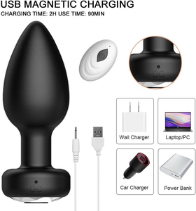 Vibrador Anal con Control Remoto Inalámbrico, Juguete Sexual, Estimulador Anal y Masturbador - Product Image 2