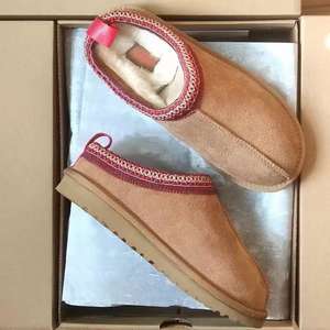 UGGS Bottes de neige d'hiver Accueil Mules pantoufles Femmes Chaudes Cachemire Fond épais <span class=keywords><strong>Tasman</strong></span> pantoufles - Product Image 3