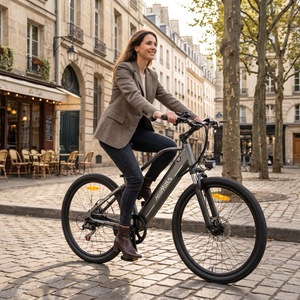 Bicicleta Eléctrica de Montaña Potente de 250W, HillMiles MileTrail 1, Alcance de 120km, Batería de 36V 13Ah, 26 Pulgadas, Todoterreno, para Adultos - Product Image 1