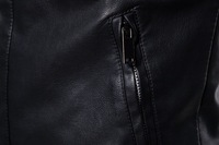 Veste en cuir pour hommes à col montant tissu respirant Cardigan à capuche motif brodé manteau de moto de printemps Vente en gros personnalisé