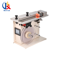 Machine d'étiquetage semi-automatique à angle droit pour petites séries, anti-effraction, pour étiquettes en L sur boîtes en carton