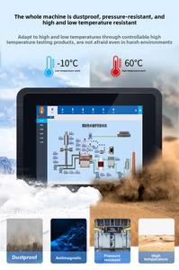 Panel PC Industrial con Pantalla Táctil de <span class=keywords><strong>13</strong></span>, 12 y 10 <span class=keywords><strong>Pulgadas</strong></span>, Core <span class=keywords><strong>I3</strong></span>/i5/i7, Sin Ventilador, Integrado, con 4GB-32GB de RAM y 128GB-512GB de Almacenamiento, en Existencia - Product Image 2