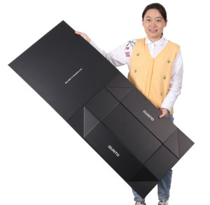Caja <span class=keywords><strong>de</strong></span> Regalo Magnética Plegable Negra Personalizada, Caja <span class=keywords><strong>de</strong></span> <span class=keywords><strong>Embalaje</strong></span> <span class=keywords><strong>de</strong></span> Cartón Rígido Plegable <span class=keywords><strong>de</strong></span> Lujo, Caja <span class=keywords><strong>de</strong></span> Papel <span class=keywords><strong>para</strong></span> Ropa, <span class=keywords><strong>para</strong></span> Vestido <span class=keywords><strong>de</strong></span> Novia - Product Image 1