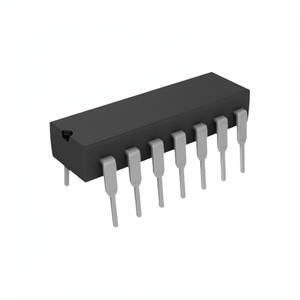ช่องจำหน่ายของผู้ผลิต 14 DIP (0.300 นิ้ว, 7.62 มม.) ไอซีเกต NAND 3CH 3 INP 14DIP ตัวแทนจำหน่ายชิ้นส่วนอิเล็กทรอนิกส์ ลอจิก SN74HC10N-P2 - Product Image 1